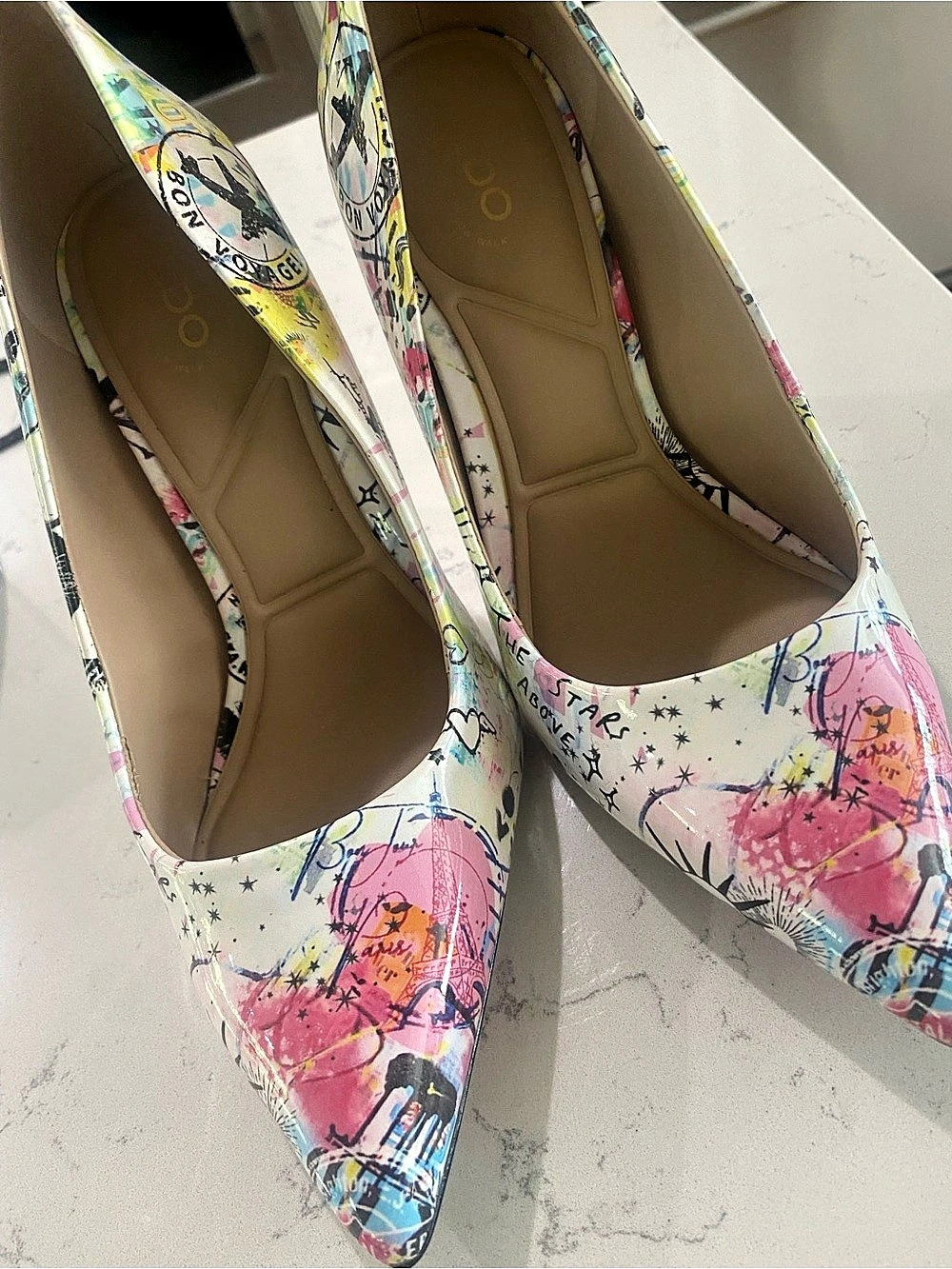 ALDO Stessy 2.0 Multicolor Pointed-Toe Heels